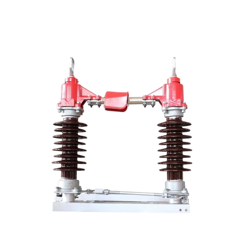 สวิตช์แยกไฟฟ้าแรงสูงกลางแจ้ง 12kv ตัดการเชื่อมต่อสวิตช์ AC