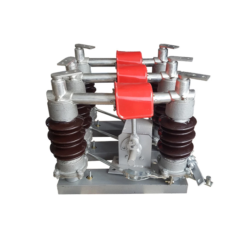 สวิตช์ตัดการเชื่อมต่อแบบชิ้นเดียวซีรีส์ยางซิลิโคน 15kv Hgw4-15/630 Hgw4-15/1250 สวิตช์มีดแยก