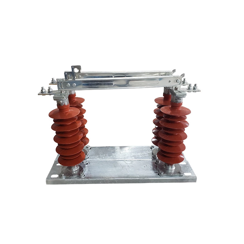 สวิตช์มีดแยกแรงดันสูงแบบผสมยางซิลิโคนคอมโพสิต Hgw9-35/630a ชนิดสาย 35kv ชนิดสถานีไฟฟ้า